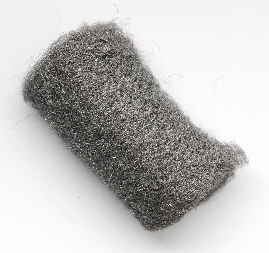 Pad of fine steel wool